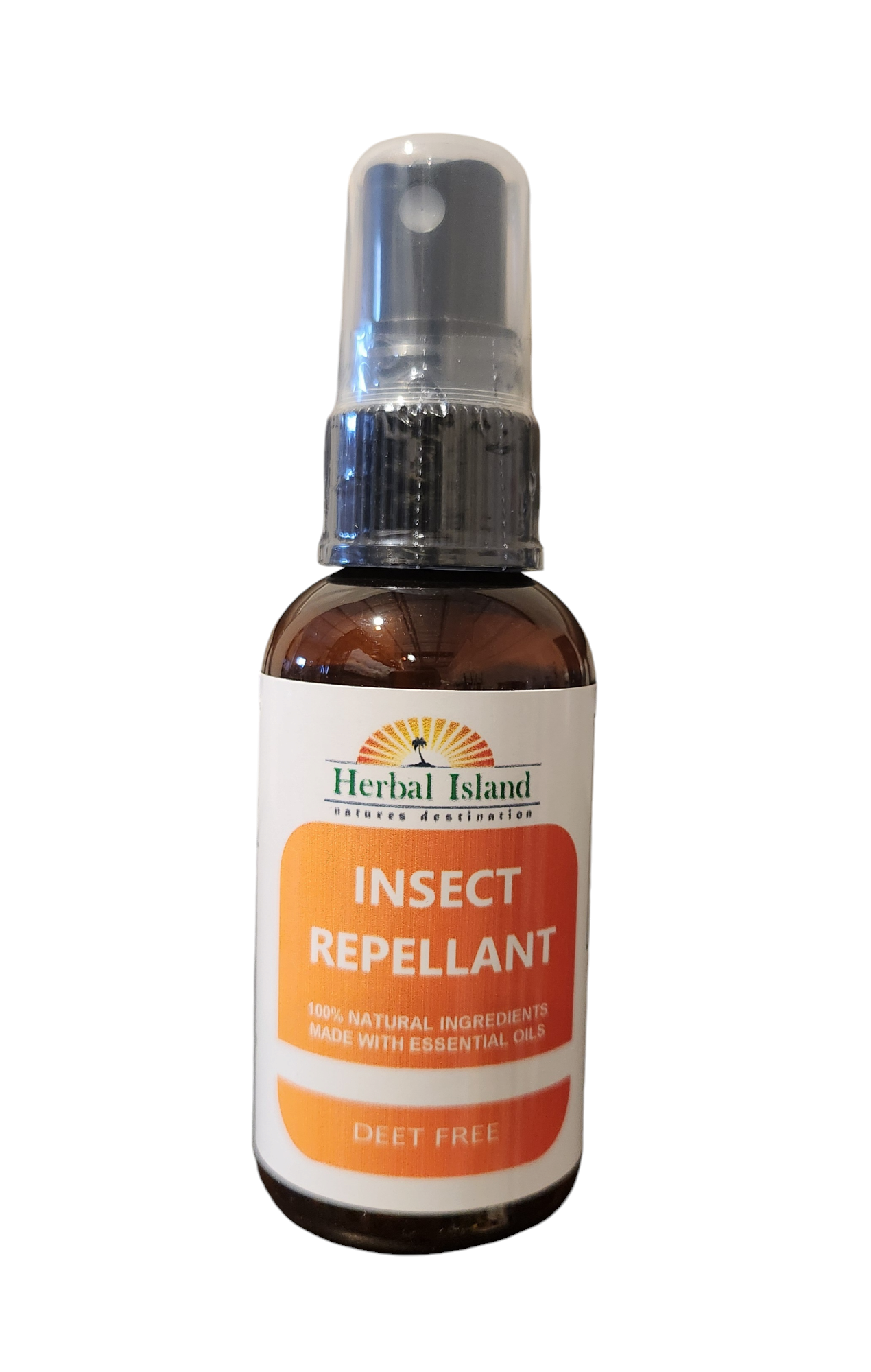 Insect Repellent - All Natural Essential Oil DEET FREE Mosquito & Bug Spray - Herbal Island