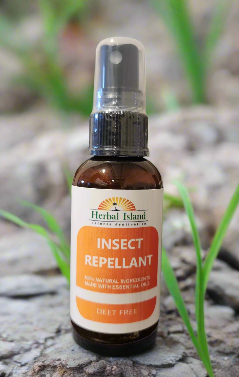 Insect Repellent - All Natural Essential Oil DEET FREE Mosquito & Bug Spray - Herbal Island