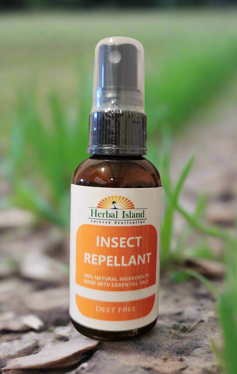 Insect Repellent - All Natural Essential Oil DEET FREE Mosquito & Bug Spray - Herbal Island