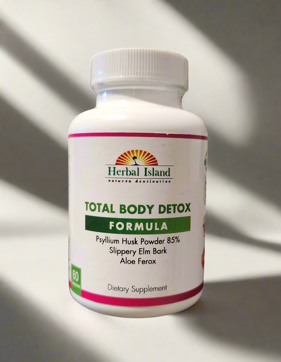 Total Body Detox - All Natural - 60 Capsules - Herbal Island