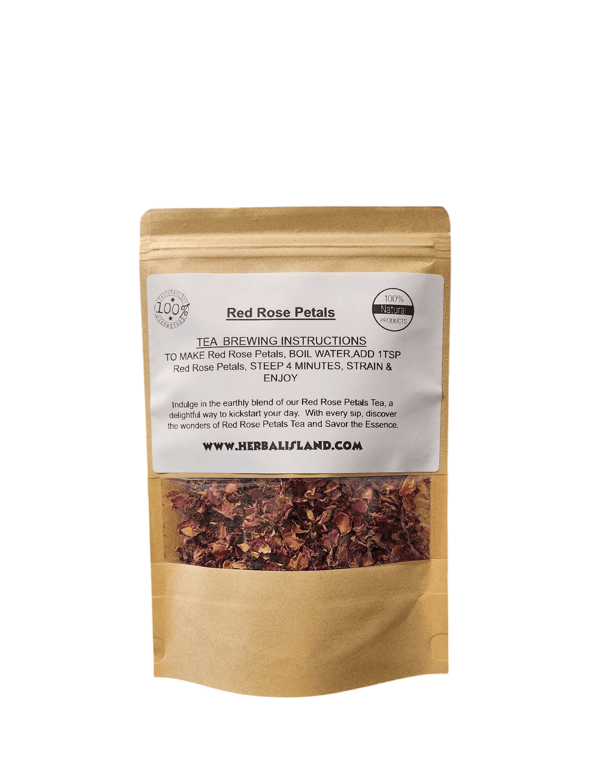 Red Rose Tea Insert Red Rose Petals Tea | Herbal Island