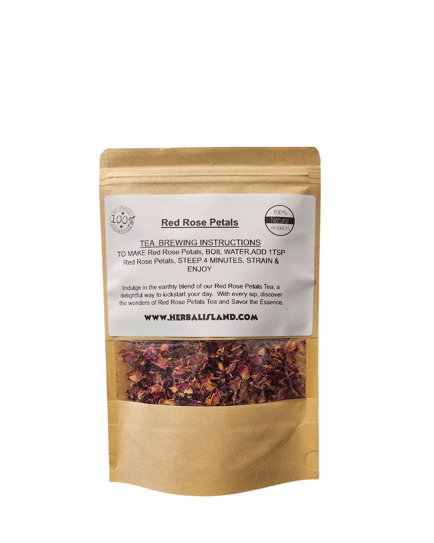 Red Rose Petals Tea