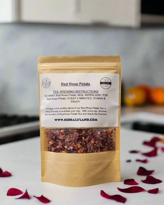 Red Rose Petals Tea