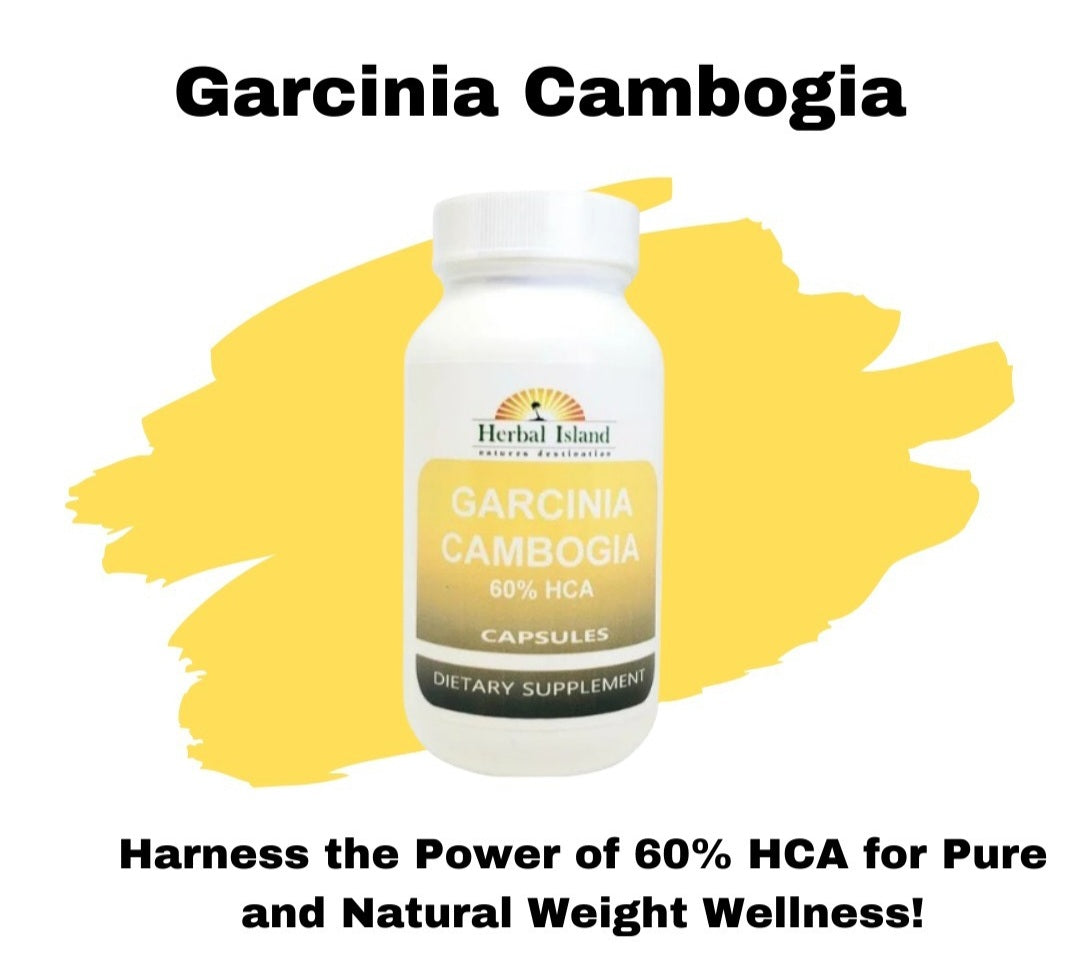 Garcinia Cambogia 60% HCA Extract Capsules - Herbal Island
