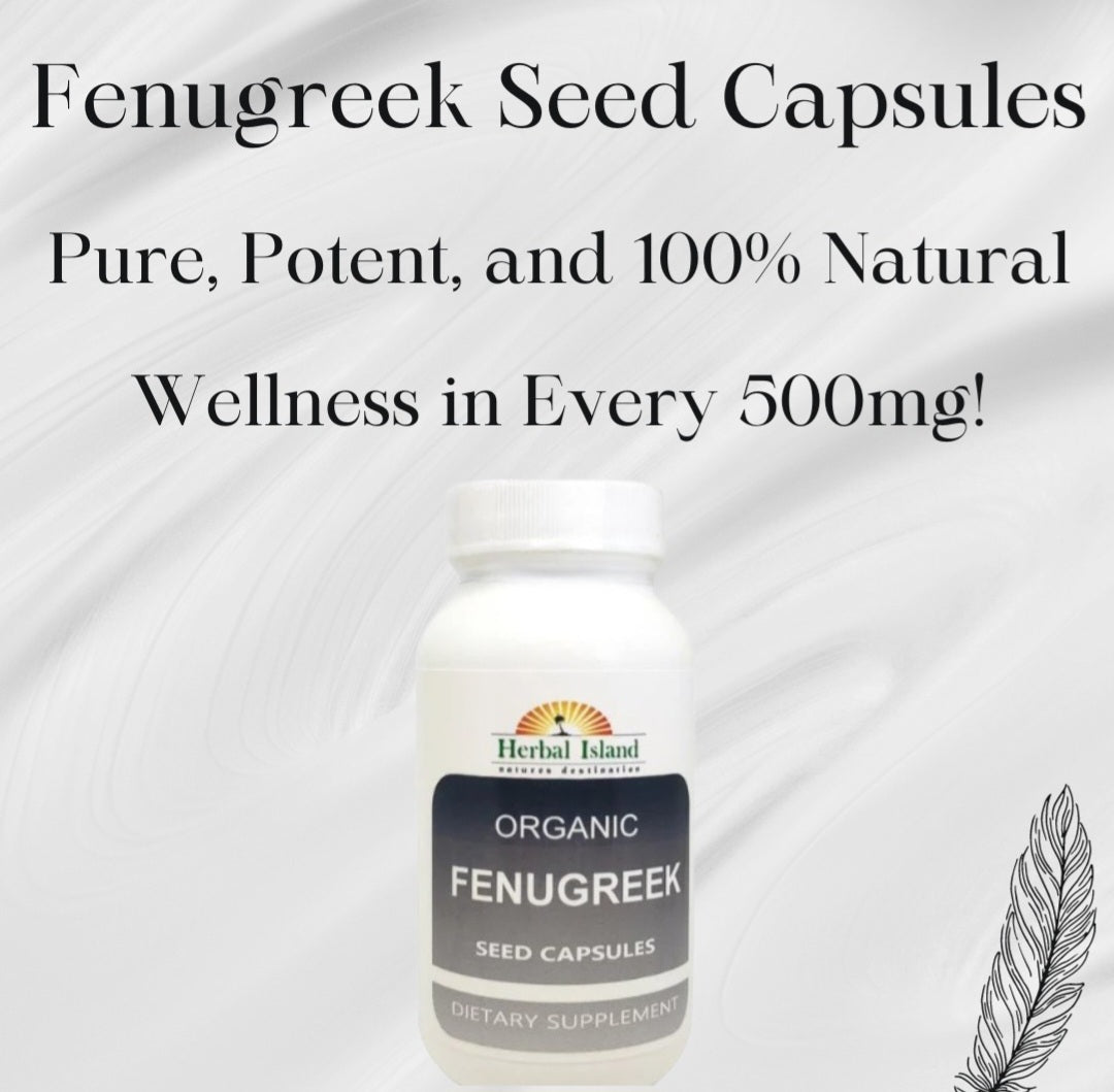 Fenugreek Capsules 500mg - Herbal Island
