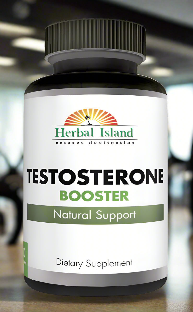 Testosterone Booster - All Natural - 90 Capsules - Herbal Island