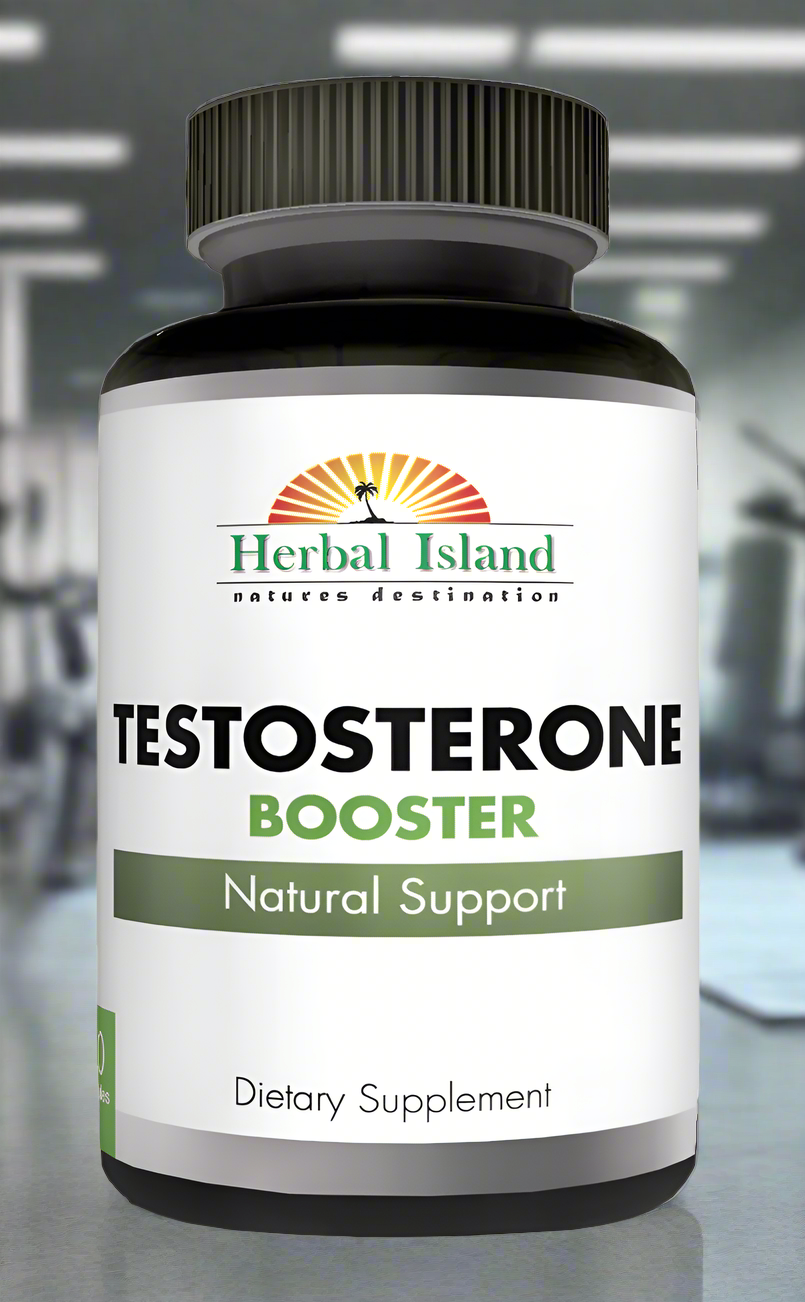 Testosterone Booster - All Natural - 90 Capsules - Herbal Island