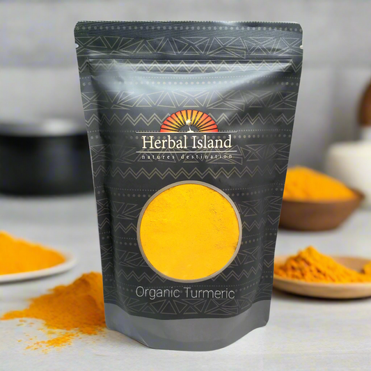 Organic Turmeric Root Powder  (Curcuma Longa) - Herbal Island