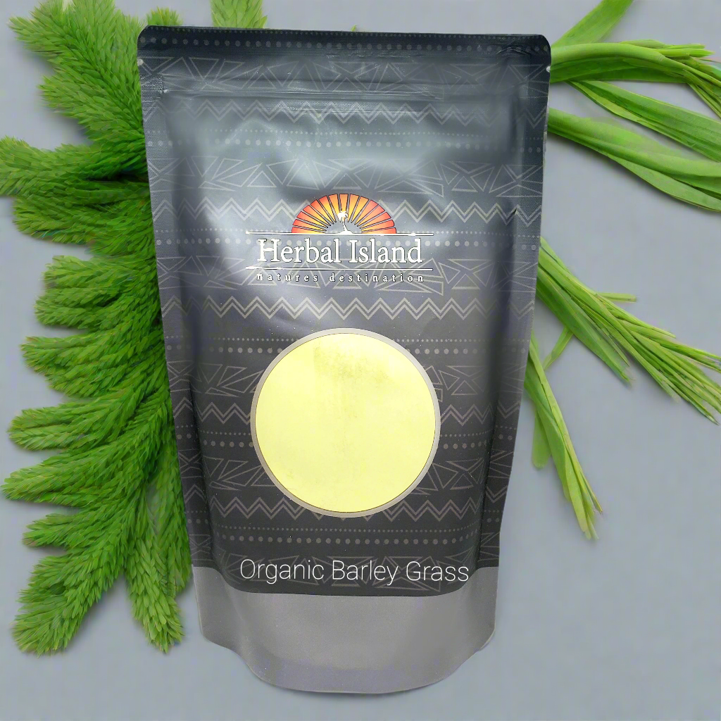 Barley Grass Powder - Organic (Hordeum Vulgare) - Herbal Island