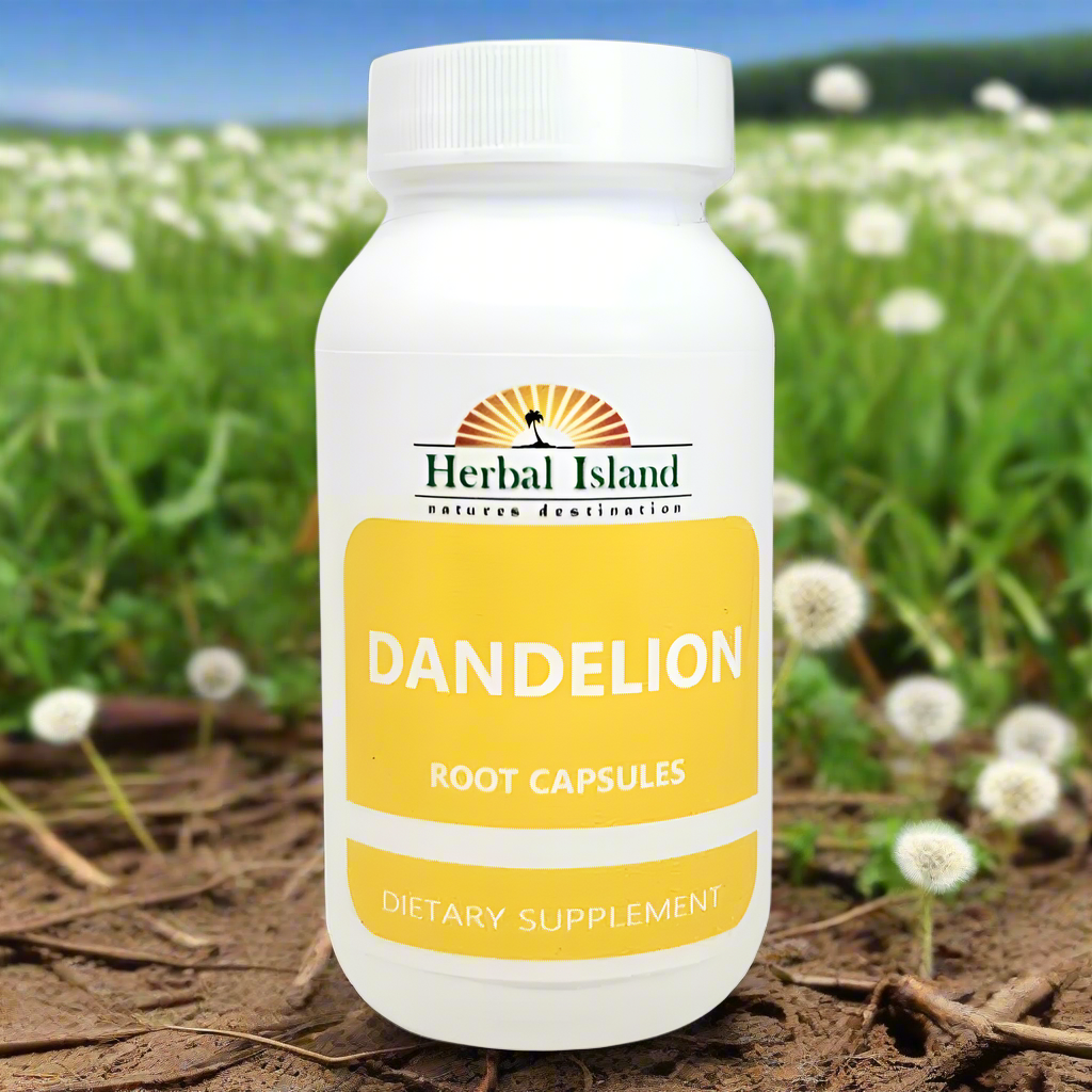 Dandelio Roots Powder Dandelion Root Powder Capsules (500mg) | Herbal Island