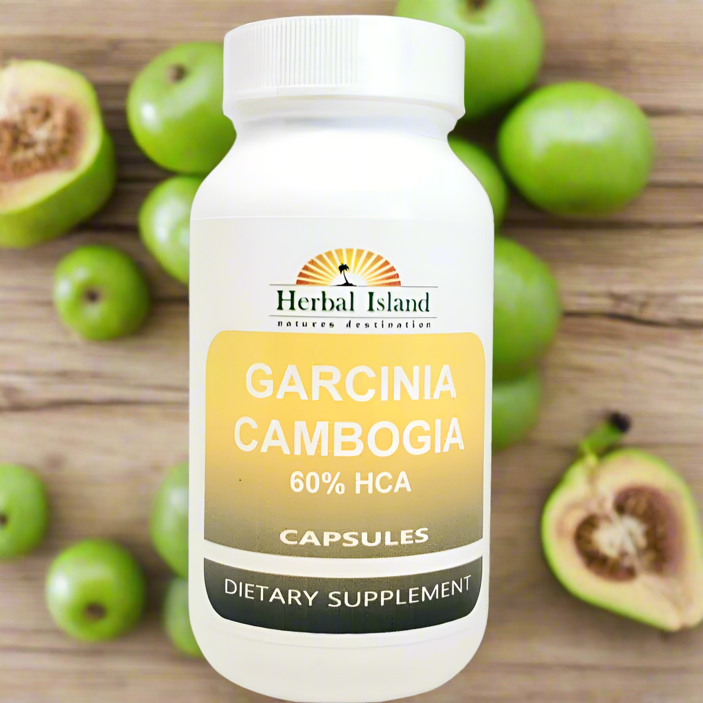 Garcinia Cambogia 60% HCA Extract Capsules - Herbal Island