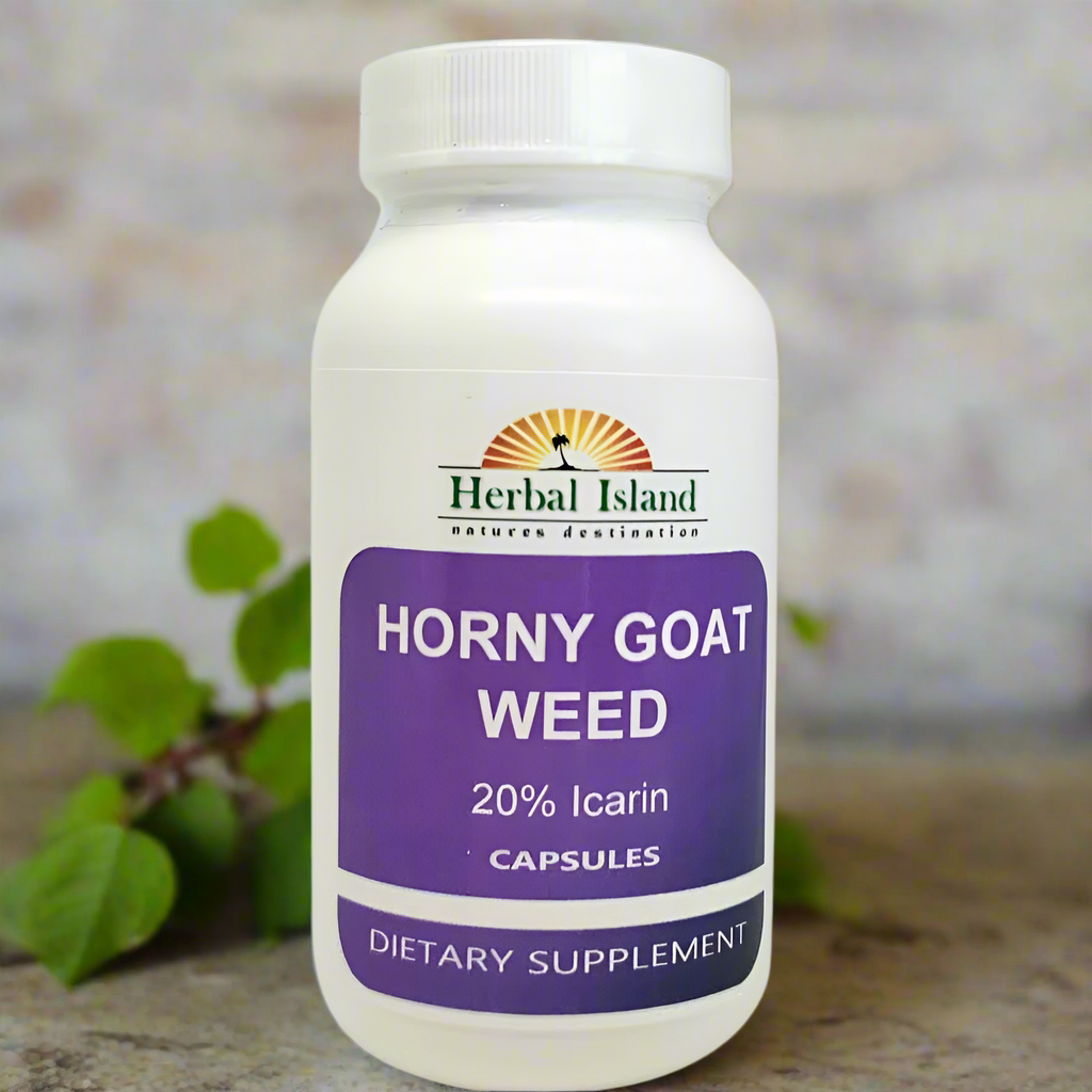 Horny Goat Weed Extract Capsules (20% Icarin) - Herbal Island