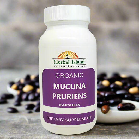 Mucuna Pruriens  Capsules - Organic - Herbal Island