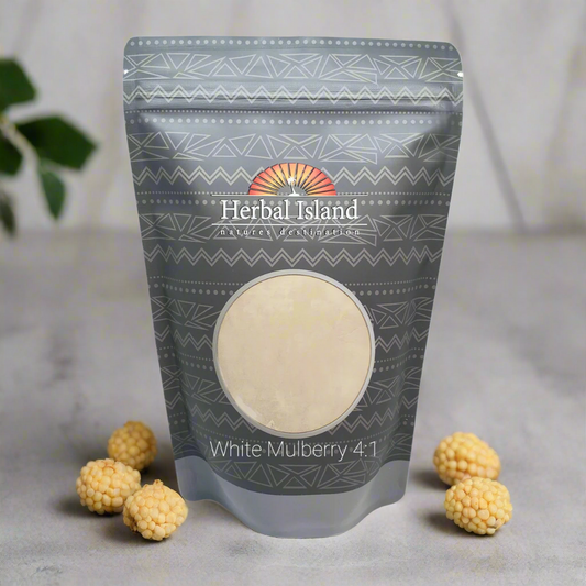 White Mulberry Leaf Extract 4:1 Powder - Herbal Island