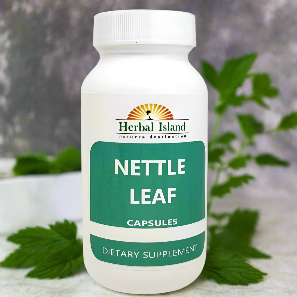 Nettle Leaf Capsules (Urtica Dioica) 500mg - Herbal Island