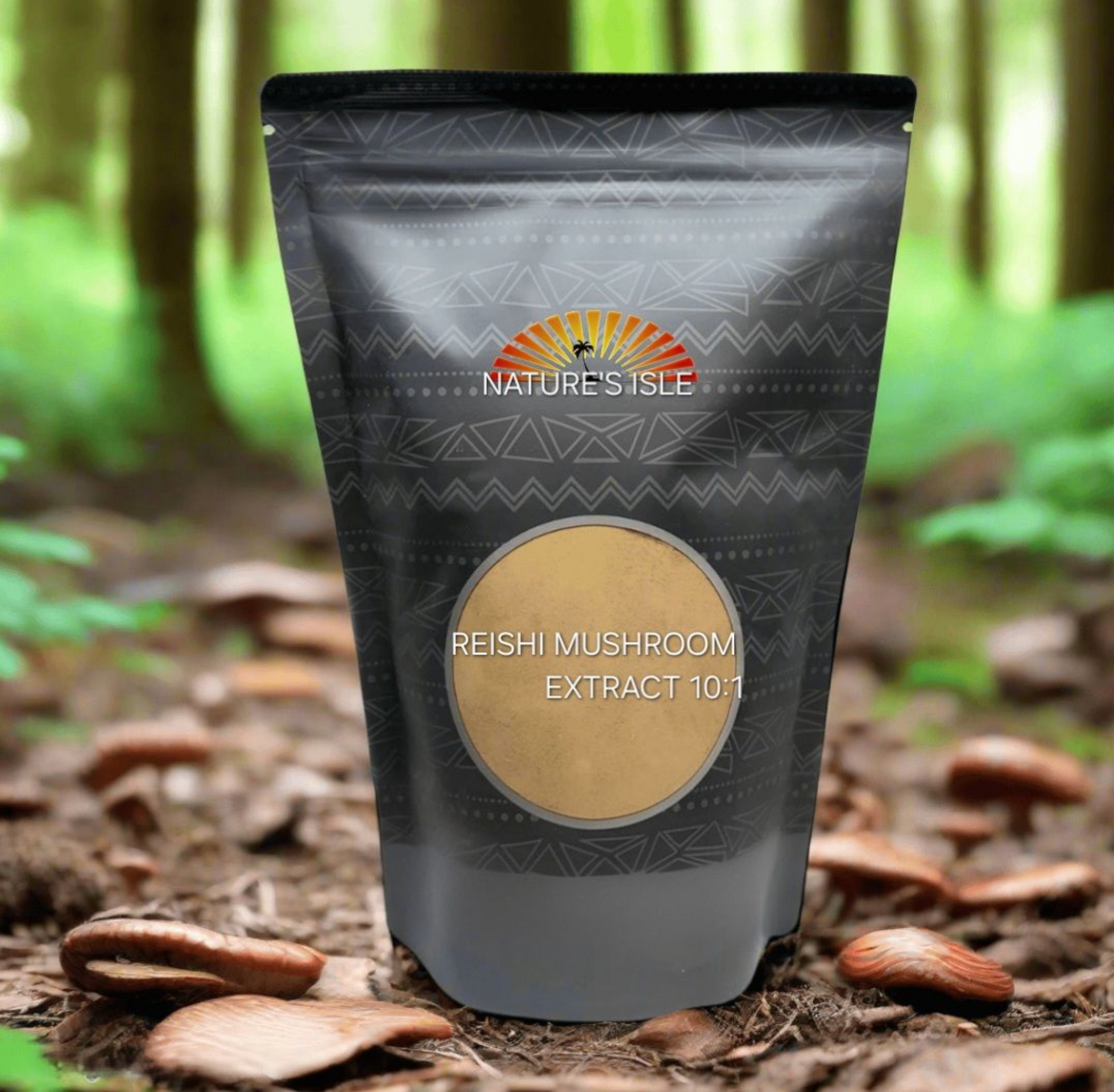 Reishi Mushroom Extract 10:1 Powder 35% Polysaccharides - Herbal Island