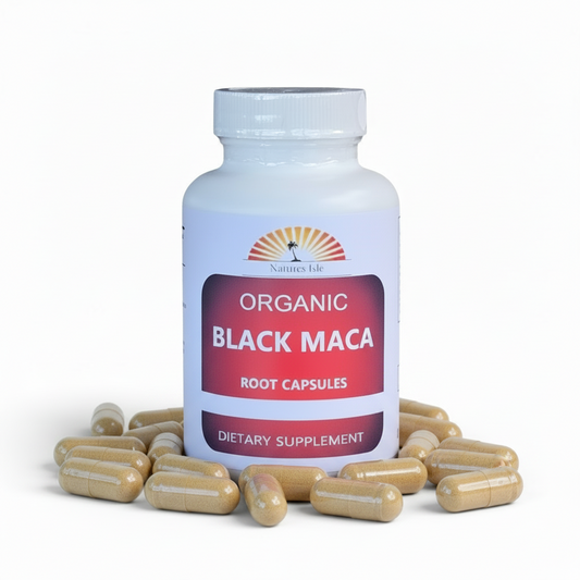 Black Maca Root  Capsules - Organic