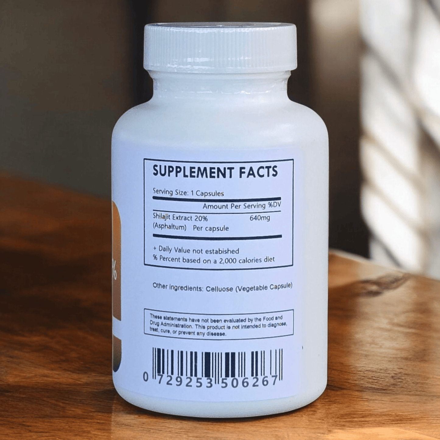 Shilajit Extract 20% Capsules - Herbal Island