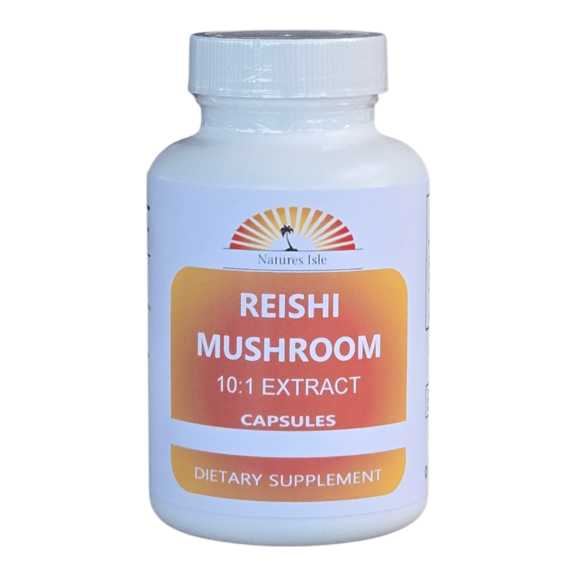 Reishi Mushroom Extract 10:1 Capsules (35% Polysaccharides) - Herbal Island