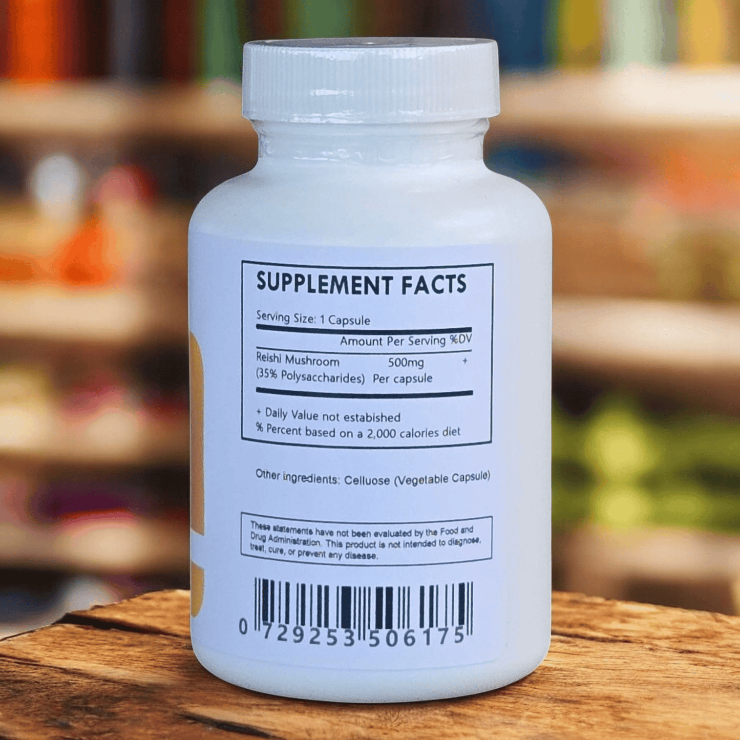 Reishi Mushroom Extract 10:1 Capsules (35% Polysaccharides) - Herbal Island