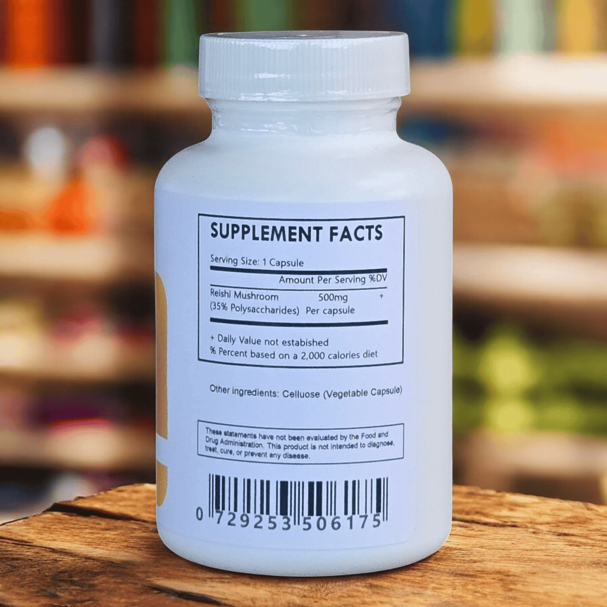 Reishi Mushroom Extract 10:1 Capsules (35% Polysaccharides) - Herbal Island