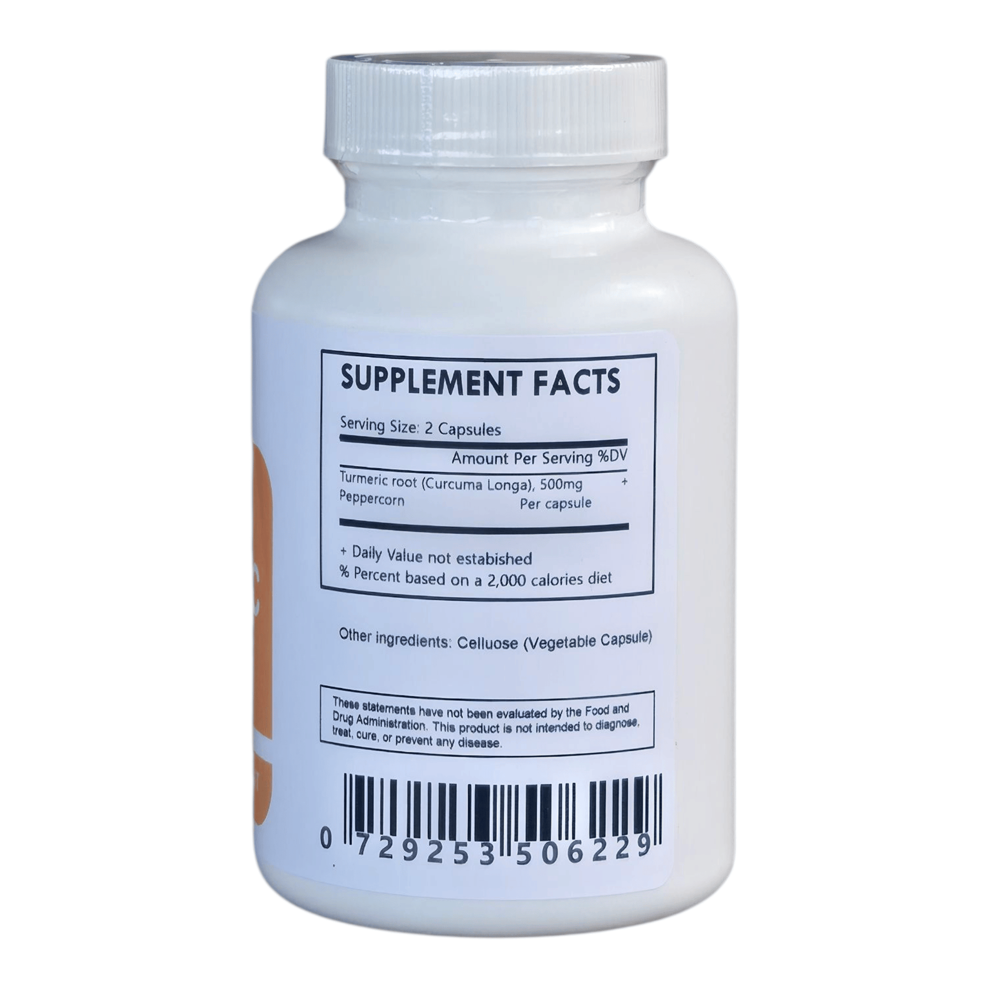 Organic Turmeric Root and Peppercorn Capsules - Herbal Island