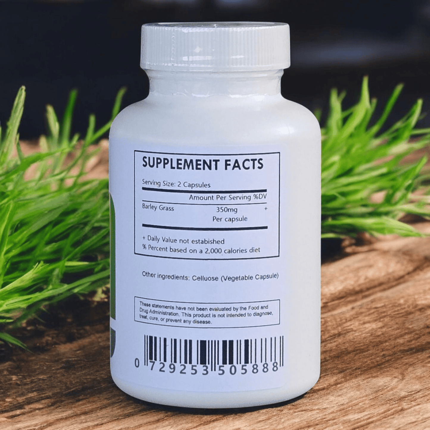 Barley Grass Powder - Organic - Capsules