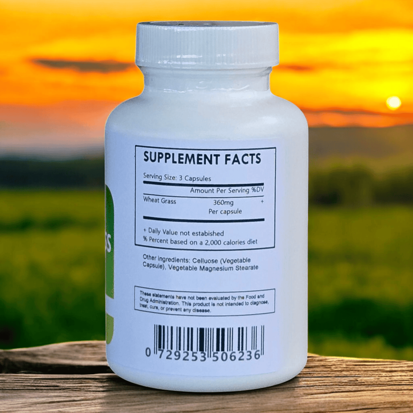 Wheatgrass Capsules - Organic