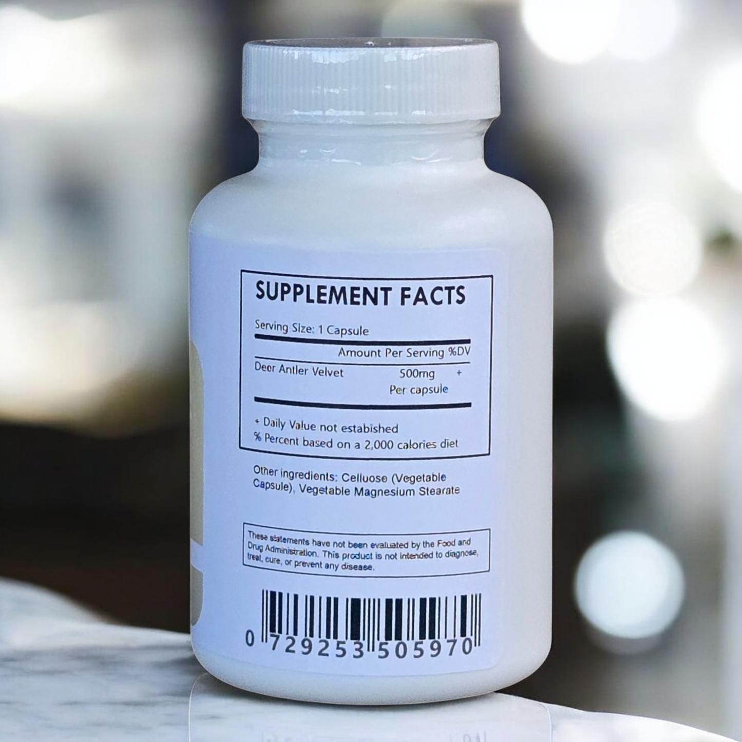 Deer Antler Velvet Extract Powder 4:1 Capsules