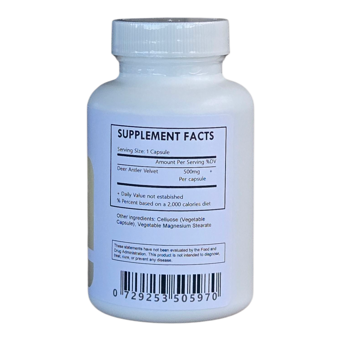 Deer Antler Velvet Extract Powder 4:1 Capsules - Herbal Island