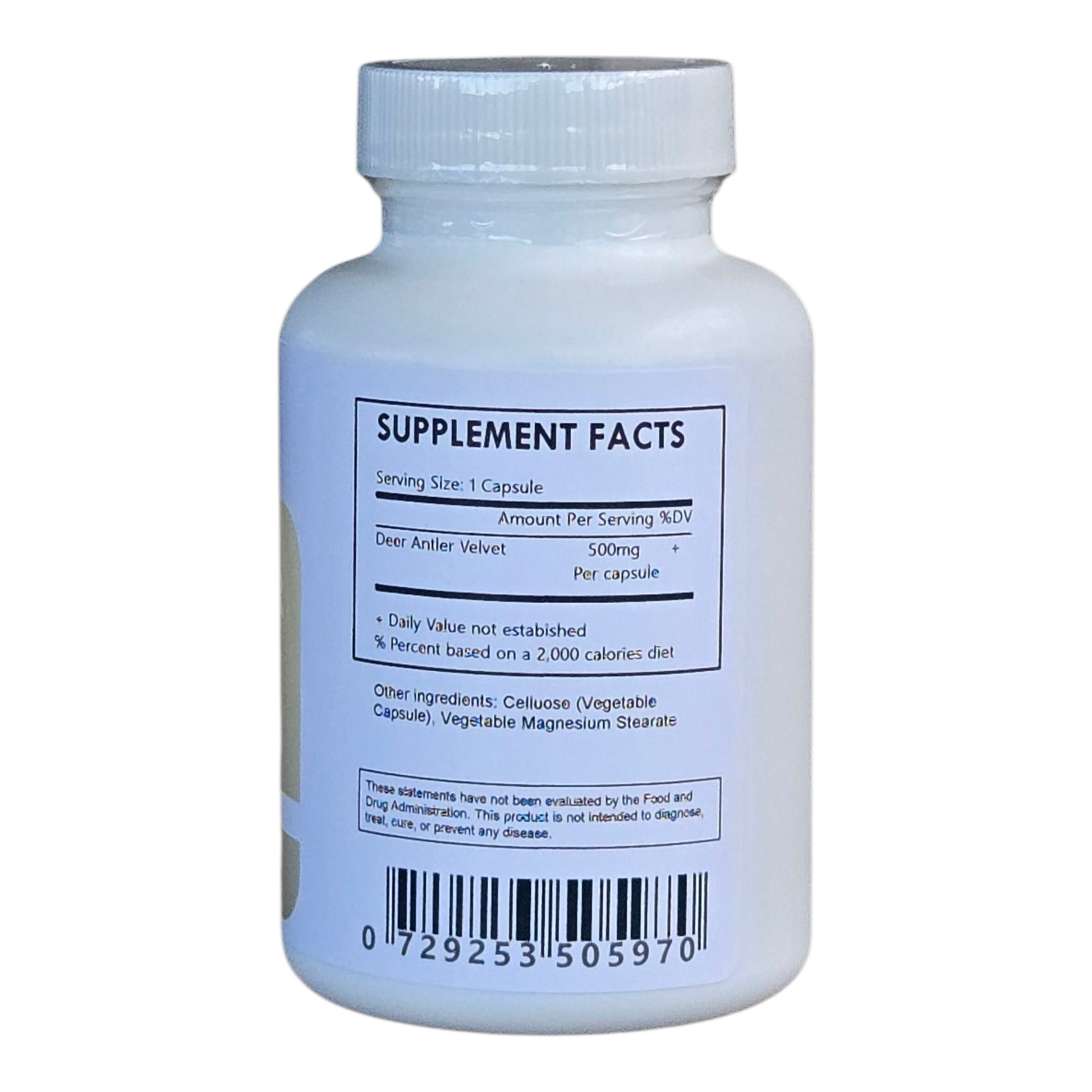 Deer Antler Velvet Extract Powder 4:1 Capsules - Herbal Island