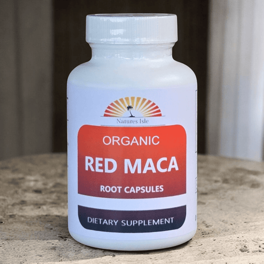 Red Maca Root  Capsules - Organic - Herbal Island