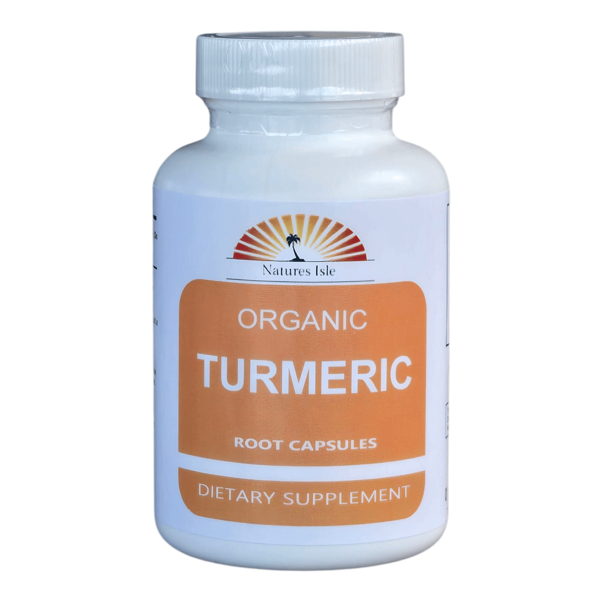 Organic Turmeric Root and Peppercorn Capsules - Herbal Island