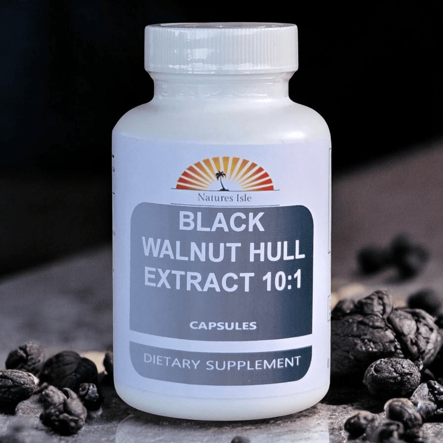 Black Walnut Hulls Extract 10:1 Capsules