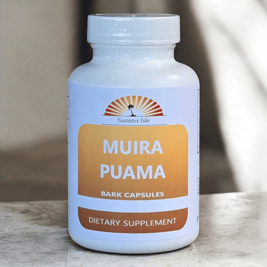 Muira Puama Bark Powder Capsules 500mg - Herbal Island