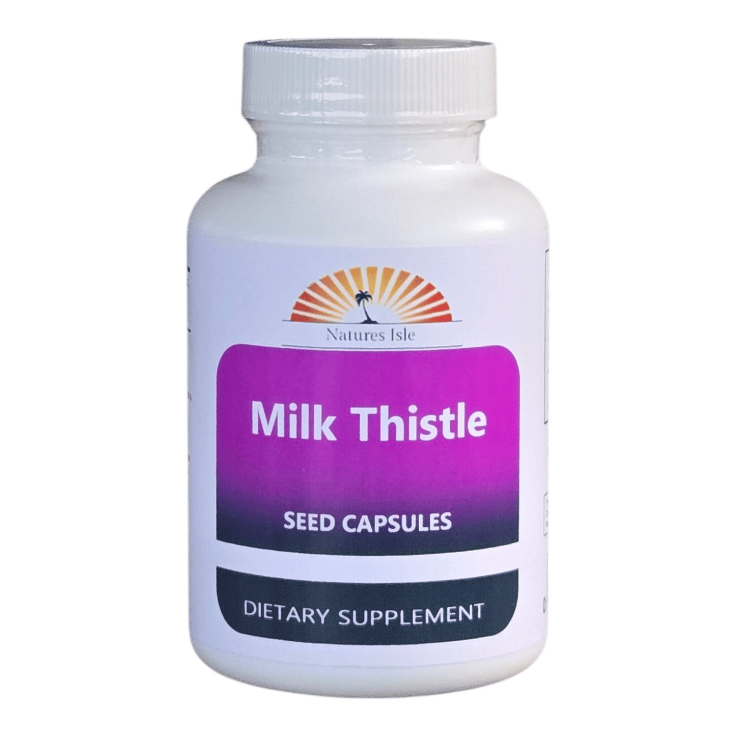 Milk Thistle Seed Powder Capsules 500mg - Herbal Island