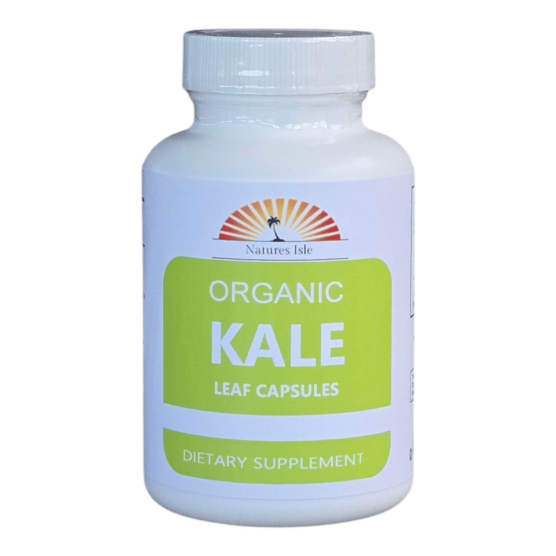 Organic Kale Leaf Powder Capsules 500mg - Herbal Island