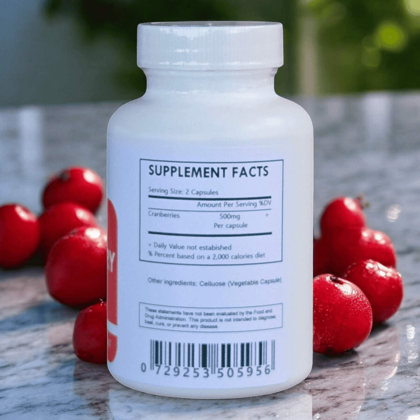 Cranberry Powder Capsules 500mg