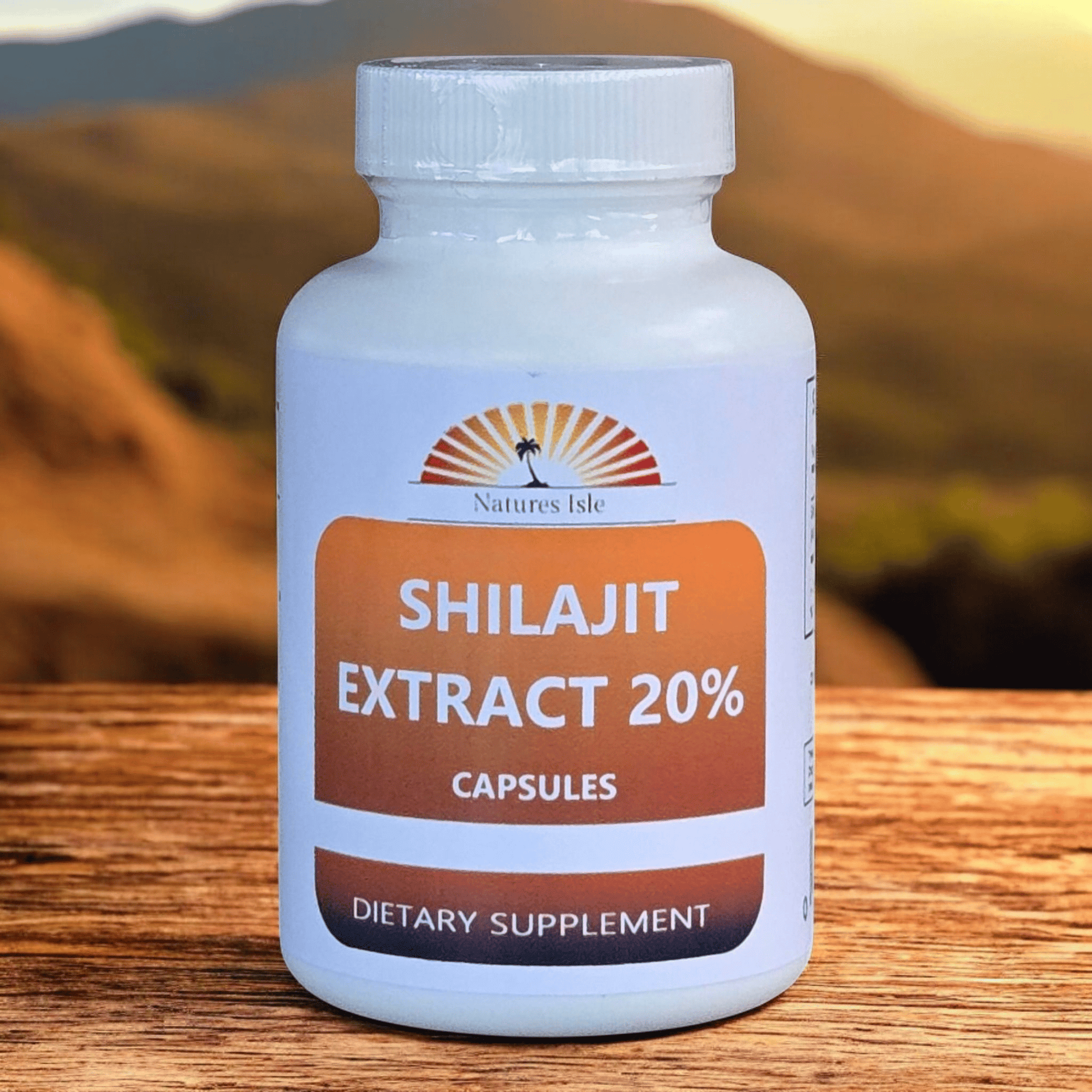 Shilajit Extract 20% Capsules - Herbal Island