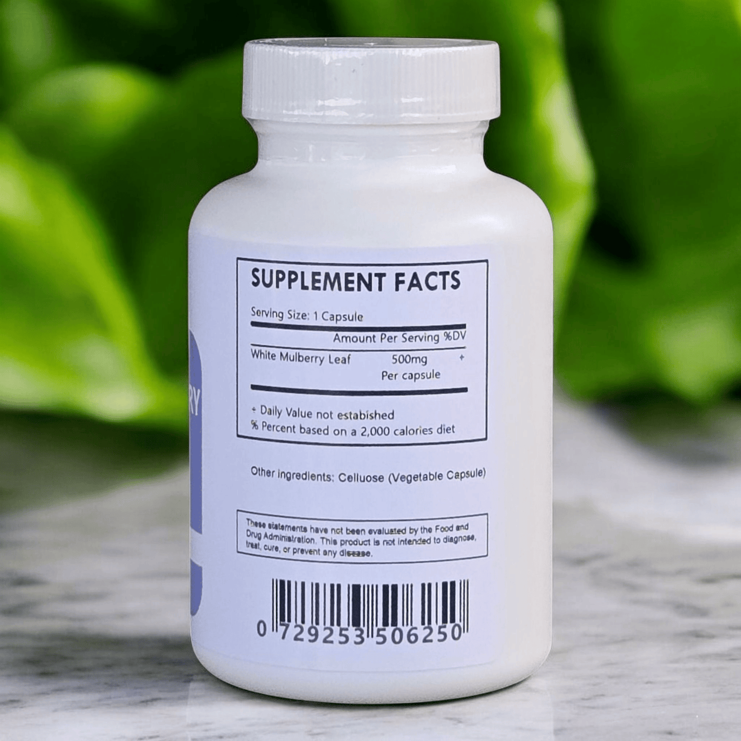 White Mulberry Leaf Extract 4:1 Capsules (500mg Each)