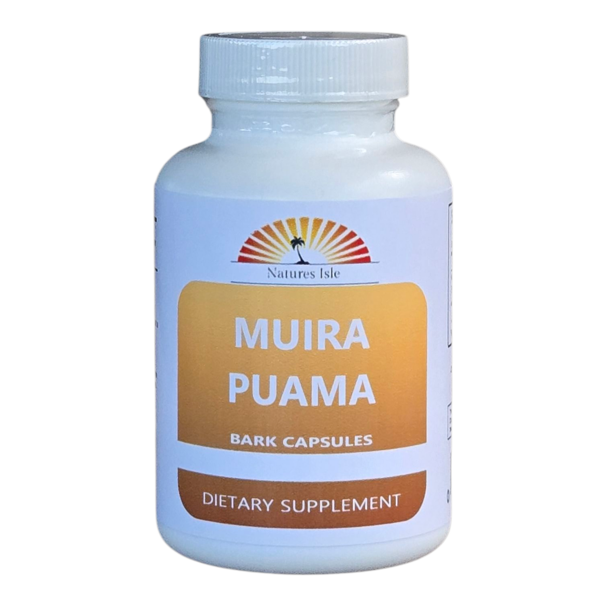 Muira Puama Bark Powder Capsules 500mg - Herbal Island