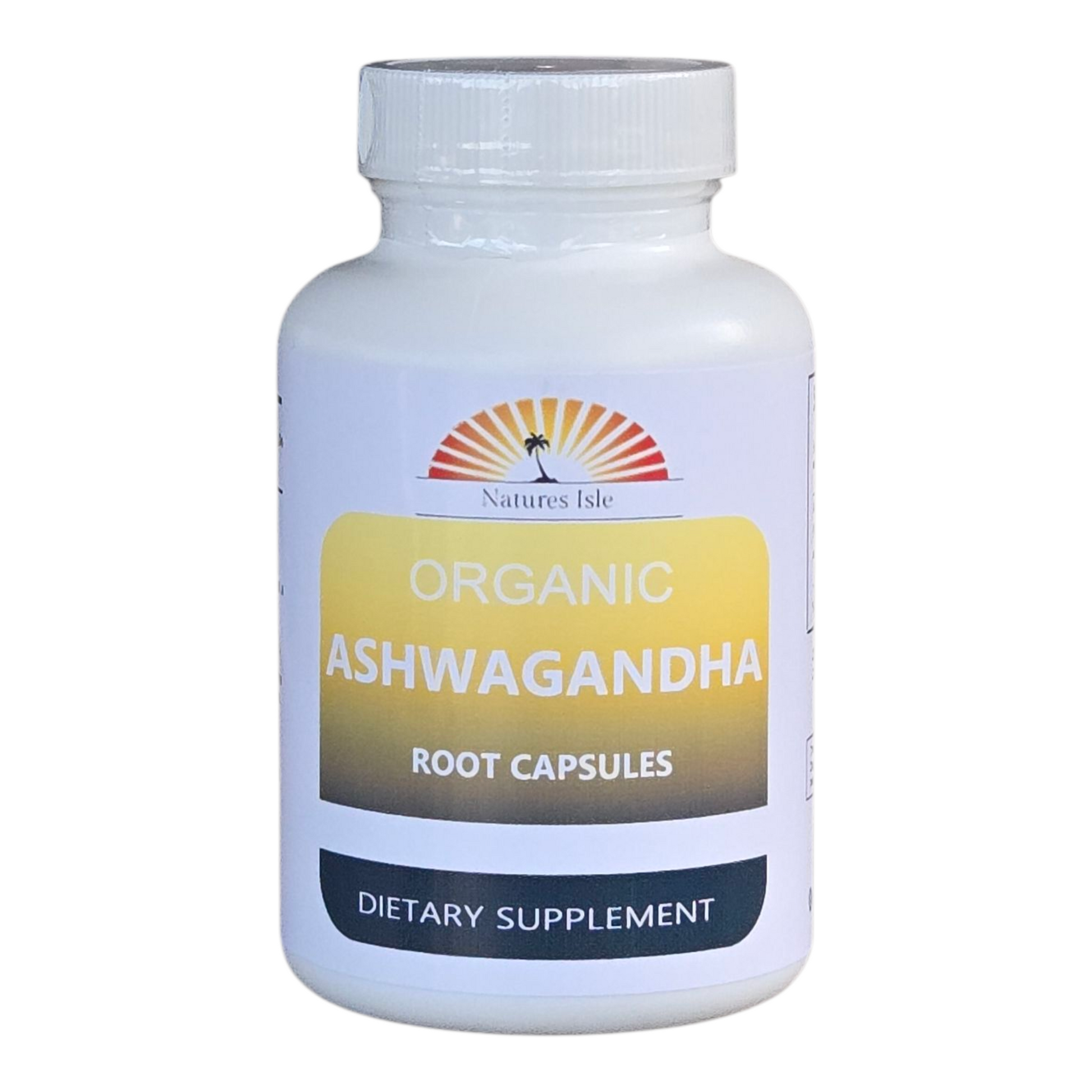 Ashwagandha Capsules - Organic - Herbal Island