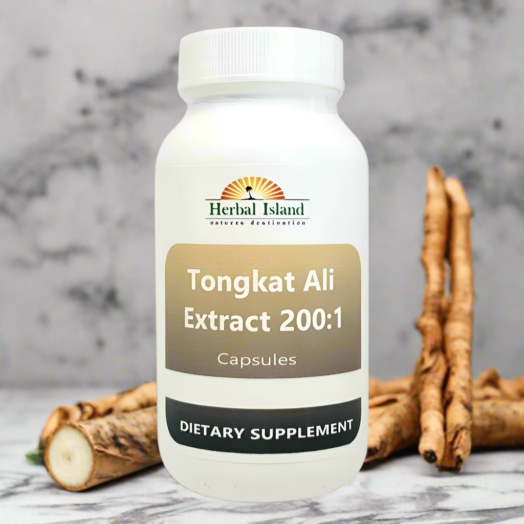 Tongkat Ali 200:1 Root Extract Capsules (Longjack) - Herbal Island