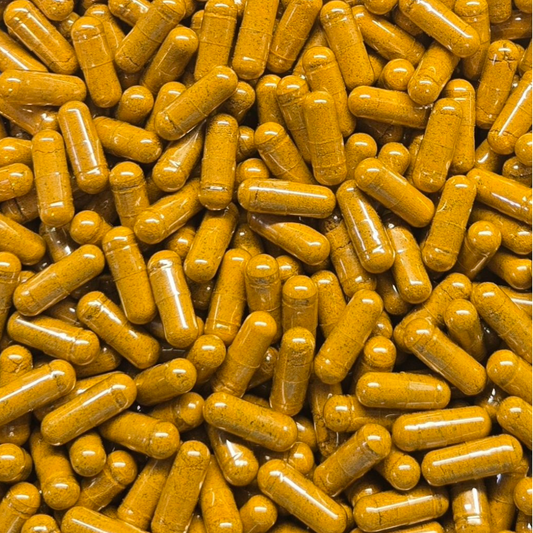 Organic Turmeric Root and Peppercorn Capsules - Bulk