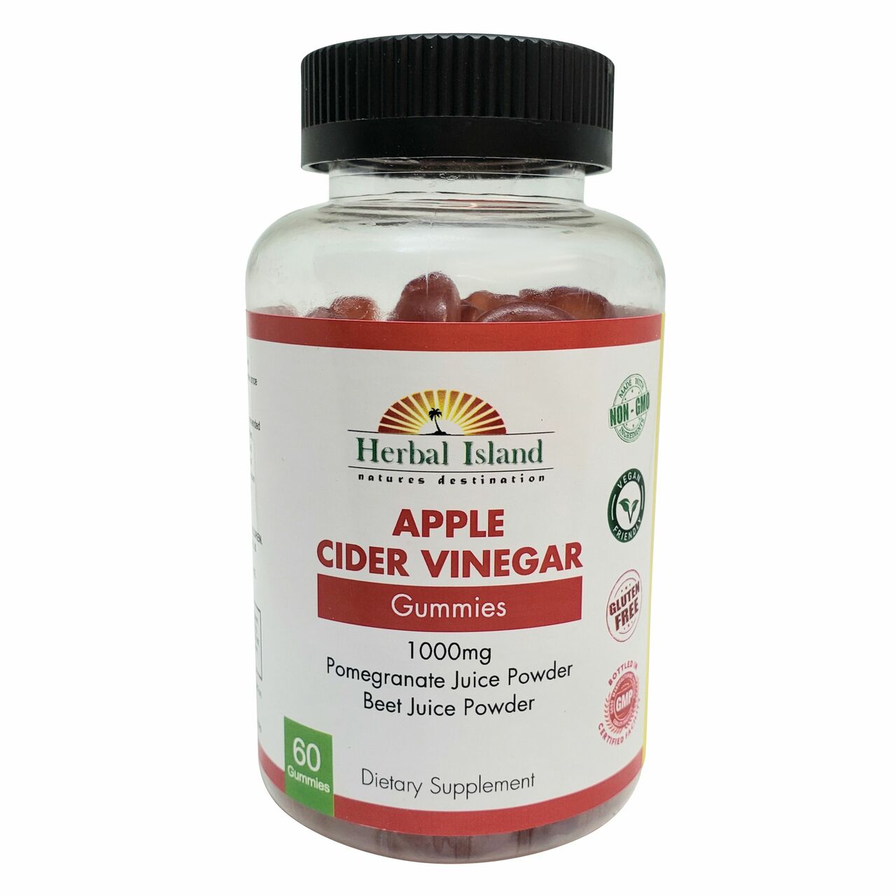 Apple Cider Vinegar - 60 Gummies - Herbal Island