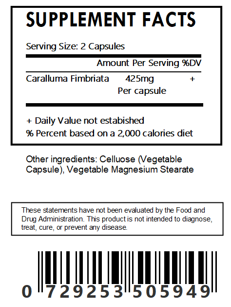 Caralluma Fimbriata Capsules - Bulk - Herbal Island