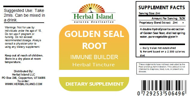 Goldenseal Root Extract - Immune Booster - Alcohol Free