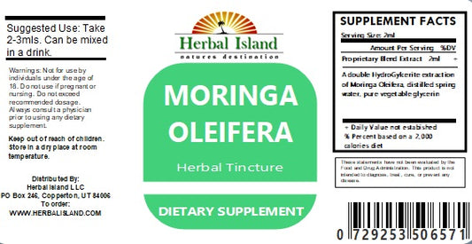 Organic Moringa Oleifera Tincture - Herbal Island