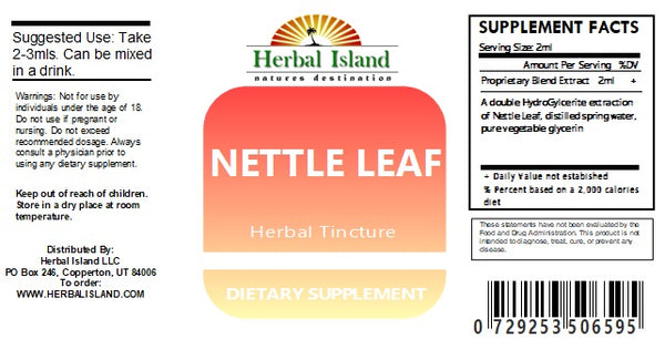 Nettle Leaf Tincture - Liquid Extract (Urtica Dioica)