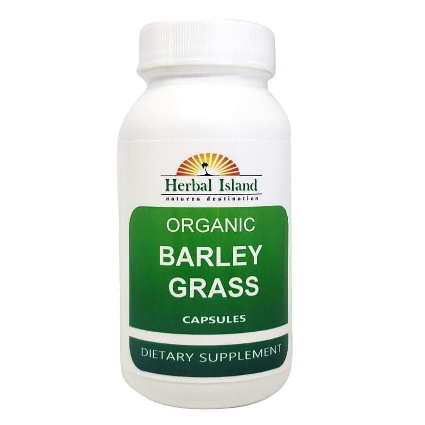 Barley Grass Powder - Organic - Capsules - Herbal Island